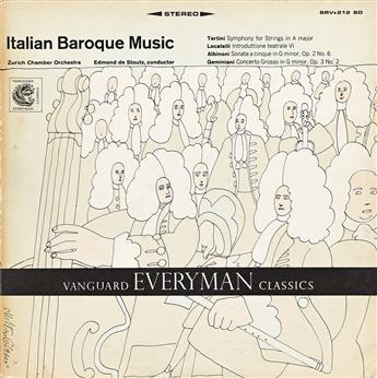 GLASER, MILTON (1929-2020) Italian Baroque Music.